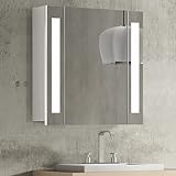 HAPA Design Badspiegelschrank mit Beleuchtung 60 x 60 x 16,5cm. Einfache Montage, in der EU produziertes…