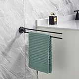 ubeegol Schwenkbarer Handtuchhalter Zweiarmig Edelstahl Handtuchstange Doppelt Badezimmer Handtuchhalter…