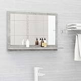 vidaXL Badspiegel mit Ablage Wandspiegel Badezimmerspiegel Bad Spiegel Hängespiegel Badezimmer Badmöbel…