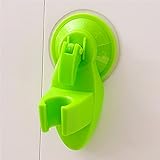 Dosige Haushalt Badezimmer Kunststoff Saugnapf Einstellbare Dusche Kopf Halter Grün