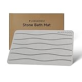 FLXKAODU Stone Bath Mat, Diatomeous Earth Bath Mat Stone, Non-Slip Super Absorbent Quick Drying Stone…