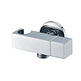 Weirun Moderne Badezimmer-Duschwandauslass-Handbrause-Sprühkopf-Quadrat-Halterung-Halterung-Schlauchverbinder…