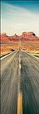 wandmotiv24 Türtapete Highway Monument Valley 70 x 200cm (B x H) - Papier Sticker für Türen, Tür-Bilder, Aufkleber, Deko Wohnung modern M0457