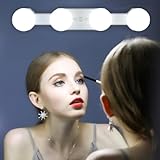 LED Kosmetikspiegel Leuchte, Make Up Licht 4 Birne Dimmbar Schminklicht Spiegellampe Tragbare, Makeup…