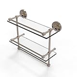 Allied Precision Industries Allied Brass Prbp 2 Tb Gal Inch Gallery Double Towel Bar Glass Shelf Glasregal,…