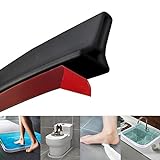 Adoture Collapsible Shower Threshold Water Dam Shower Barrier and Retention System and Keeps Water Inside…