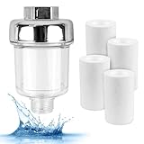 Duschfilter Duschkopf Wasserfilter Filter Für Duschköpfe Duschkopf Wasserfilter Mit 5 Filterkartusche…