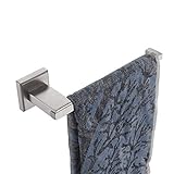 JQK TR200-BN Handtuchhalter aus Edelstahl für Badezimmer, gebürstete Oberfläche, Wandhalterung