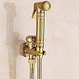 FZHLR Antike Bronze Waschdüse Anzug Bidet Toilette Pistole Sauber Gerätekörper Spülung Dusche Alte Weisen…