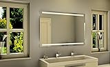 LED beleuchteter Badspiegel Badezimmerspiegel mit LED Beleuchtung Wandspiegel WC Spiegel Lento (Breite: 40 x Höhe: 60 cm)