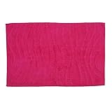 DecoHomeTextil Badematte Duschmatte Badezimmerteppich Badteppich 50 x 80 cm Pink aus 100% Baumwolle