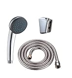 Bath tap Shower Attachment Kit Rose Head, Flexible Stainless Steel Hose And Wall Bracket (SH060) by…