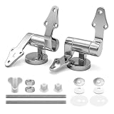 WC Sitz Scharniere Ersatzteile, Befestigungs-Set für Toilettendeckel mit Absenkautomatik, WC Sitz Soft-Close…
