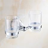 Badaccessoires Sets/Europäische Silber Keramik Crystal Wand Bad Accessoires Toilettenpapierhalter Soap Box, Double Cup