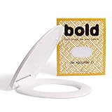 Bold O-Form Toilettendeckel mit Absenkautomatik - Klobdeckel mit Softclose - WC-Sitz - bruchsicher -…