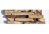HO-008-1 Holz-Paneele Teakholz 3D Verblender Holzwand - Holz-Fliesen Lager Verkauf Stein-Mosaik Herne NRW