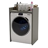 MRBLS Waschmaschinenschrank Überbauschrank für Waschmaschine Wäschetrockner Badschrank Badezimmermöbel…