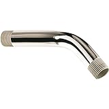 Moen 10154NL 6-Inch Shower Arm with 1/2-Inch IPS Connections, Nickel