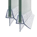 Duschkabine Dichtung 2x90cm für 4mm 5mm 6mm gerade Glastür Stärken Duschtür Ersatzdichtung Wasserabweisende…