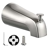 Enhon Slip On Umsteller Wannenauslauf kompatibel mit Kohler GP85556-CP, Badezimmer Dusche Badewanne…