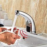 Modundry Sensor Wasserhahn, Automatische Infrarot Waschtischarmatur Smart Berührungslos Waschbecken…