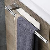 Gsocel Handtuchhalter 304 Edelstahl Handtuchstange Ohne Bohren Badezimmer Handtuchhalter für Küche Selbstklebend…