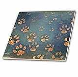 3dRose CT_56250_2 Gold Bear Claws Animal Art Nature Keramikfliese, 15,2 cm