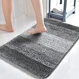 Artnice Weiche Mikrofaser-Badezimmerteppiche, einteilig, Plüsch-Badezimmerteppich und zottelige Badezimmerteppiche,…