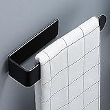 RUICER Handtuchhalter Ohne Bohren Schwarz - 20CM Handtuchstange Selbstklebend Badetuchhalter für Badezimmer…
