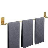 Alise Selbstklebender Handtuchhalter für Badezimmer, freibohrend, 71 cm, SUS 304 Edelstahl, goldfarbenes…