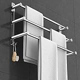 Dehnbarer Handtuchhalter für Badezimmer, Küche, Handtuchhalter, Geschirrtücher, Aufhänger, SUS304 Edelstahl,…