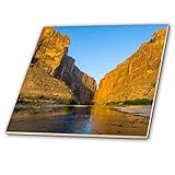 3dRose The Rio Grande River at Santa Elena Canyon, Texas, USA. - Keramikfliese, 15,2 cm (ct_207265_2),…