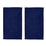 LanYunUmi Rugs for Bathroom Slip-Resistant Shag Chenille Bath Rugs Mat Extra Soft and Absorbent Bath…