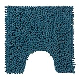 PANA Flauschiger WC Vorleger MIT Ausschnitt • Chenille Badematte in versch. Farben und Größen • Badteppich…