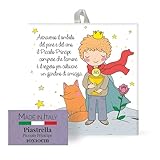 Fratelli Bonella | Wandfliese mit kleinem Prinzen mit Geschenkbox 10 x 10 cm | Made in Italy
