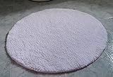 Casatessile Runde Badezimmer Teppich Teppich 70 cm - ROSA Antico