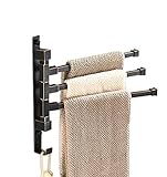 ELLO&ALLO Handtuchhalter mit Öleinsatz, Bronze schwenkbar, für Badezimmer, Wandmontage, Handtuchstangen…
