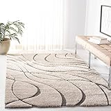 Safavieh Zottelig Teppich für Wohnzimmer, Esszimmer, Schlafzimmer - Florida Shag Collection, Hoher Flor,…