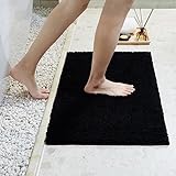 Chenille-Badteppiche aus weichem Plüsch für Badezimmer, 81,3 x 50,8 cm, rutschfest, saugfähig, maschinenwaschbar,…