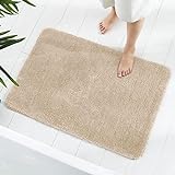 GONICVIN Teppich, 80 x 120 cm Flauschige Mikrofaser Waschbarer Badteppich Badematte, rutschfest Badezimmerteppich…