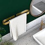 Homease Bad Handtuchhalter, Ohne Bohren Handtuchregel, Selbstklebend Handtuchstange Aluminium Badetuchhalter…
