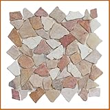 Mosaikfliesen - M-1-005 - 1 m² = 11 Fliesen - Natursteinmosaik Marmor Onyx Wandfliesen Bodenfliesen…