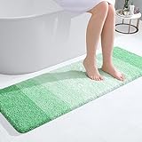 Olanly Luxuriöser Badezimmerteppich, extra weiche und saugfähige Mikrofaser-Badvorleger, rutschfester…