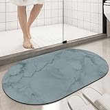Super saugfähige Badematte, 80x48.6 cm, schnell trocknende Badezimmermatten, super saugfähige Wohnzimmer-Bodenmatte,…