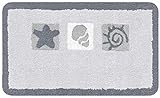 Kleine Wolke Badteppich, Acryl, Weiß, 55 cm x 65 cm