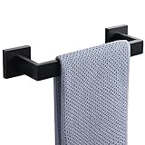 Celbon 40 cm Handtuchhalter für Badezimmer Wandmontage Handtuchhalter SUS 304 Schwarz Edelstahl Handtuchstange…