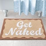 VannySucci Get Naked Badematte, rutschfest, niedlich, weich, für Badezimmer, maschinenwaschbar, wasserabsorbierende…