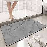 Super saugfähige Badematte, 80x50.3 cm, schnell trocknende Badezimmermatten, super saugfähige Wohnzimmer-Bodenmatte,…