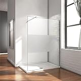 80x200cm Walk In Dusche Begehbare Duschwand Glas Duschabtrennung Duschtrennwand Glastrennwand Glaswand…