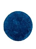 Dyckhoff Badteppich Petrol - blau - rund 100 cm Durchmessr